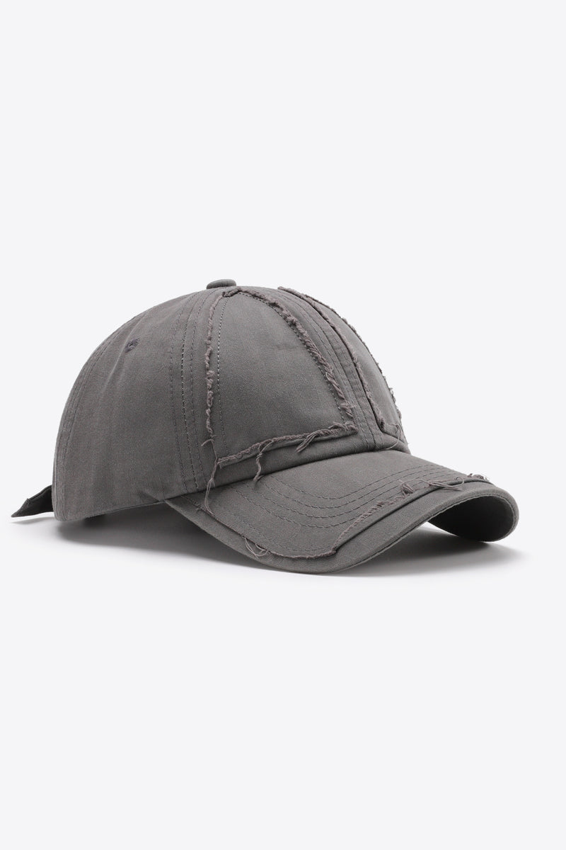 Distressed Adjustable Baseball Cap