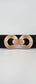 Geometric Buckle Elastic Wide Belt
