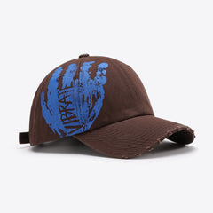 VIBRA Graphic Distressed Adjustable Baseball Cap