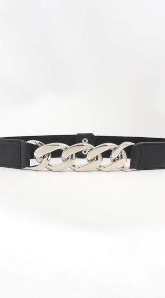 Chain Detail Elastic Belt