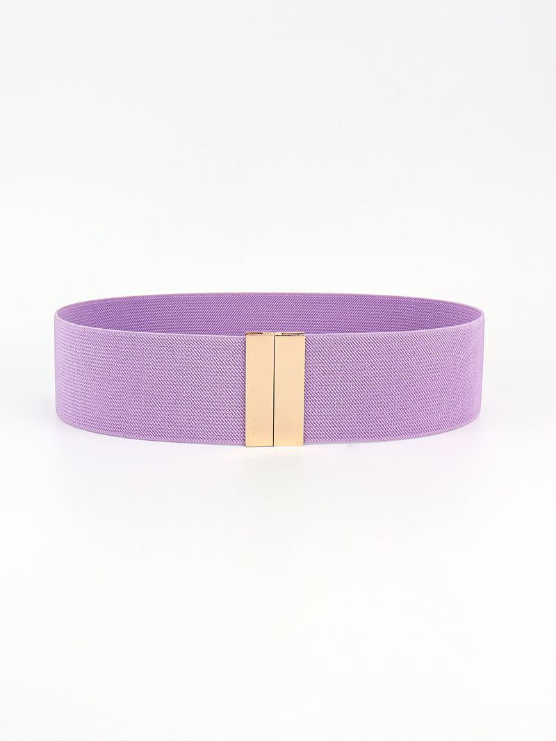 Alloy Buckle Elastic Belt