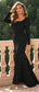Square Neck Long Sleeve Dress