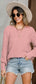 Openwork Round Neck Raglan Sleeve Sweater